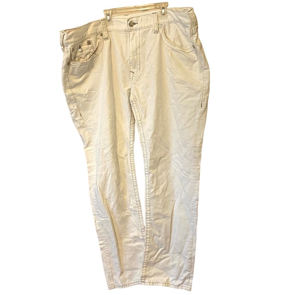 Men’s True Religion White Jeans Skinny Style Size 44